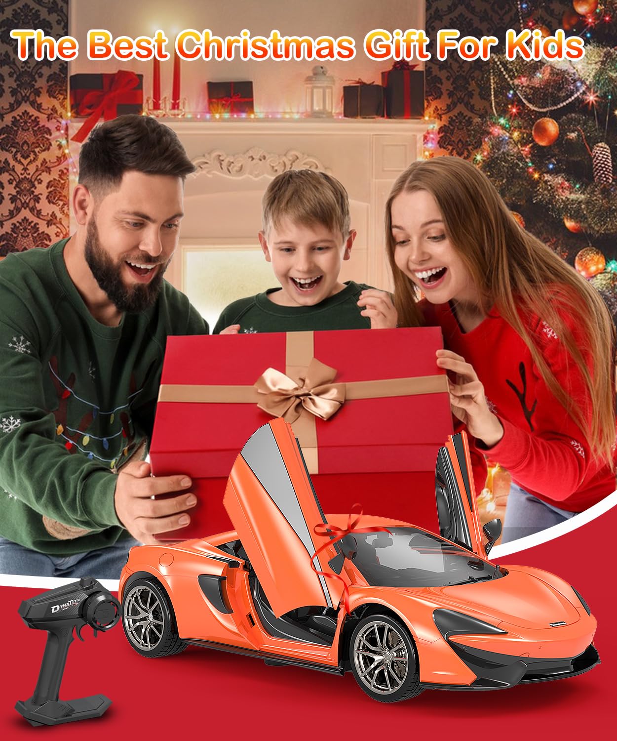 AEROQUEST McLaren 570S Voiture télécommandée 1:14 - Voiture RC sous licence officielle - Pour garçon - Cadeau d'anniversaire - Orange AEROQUEST McLaren 570S Voiture télécommandée 1:14 - Voiture RC sous licence officielle - Pour garçon - Cadeau d'anniversaire - Orange