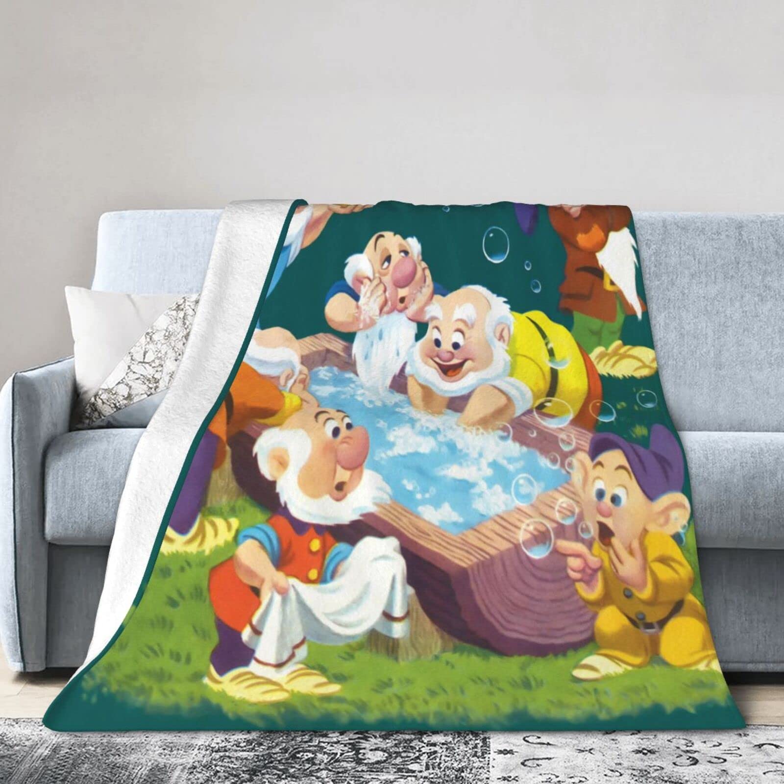 Amazon｜白雪姫と7人の小人 毛布 シングル ブランケットブランケット