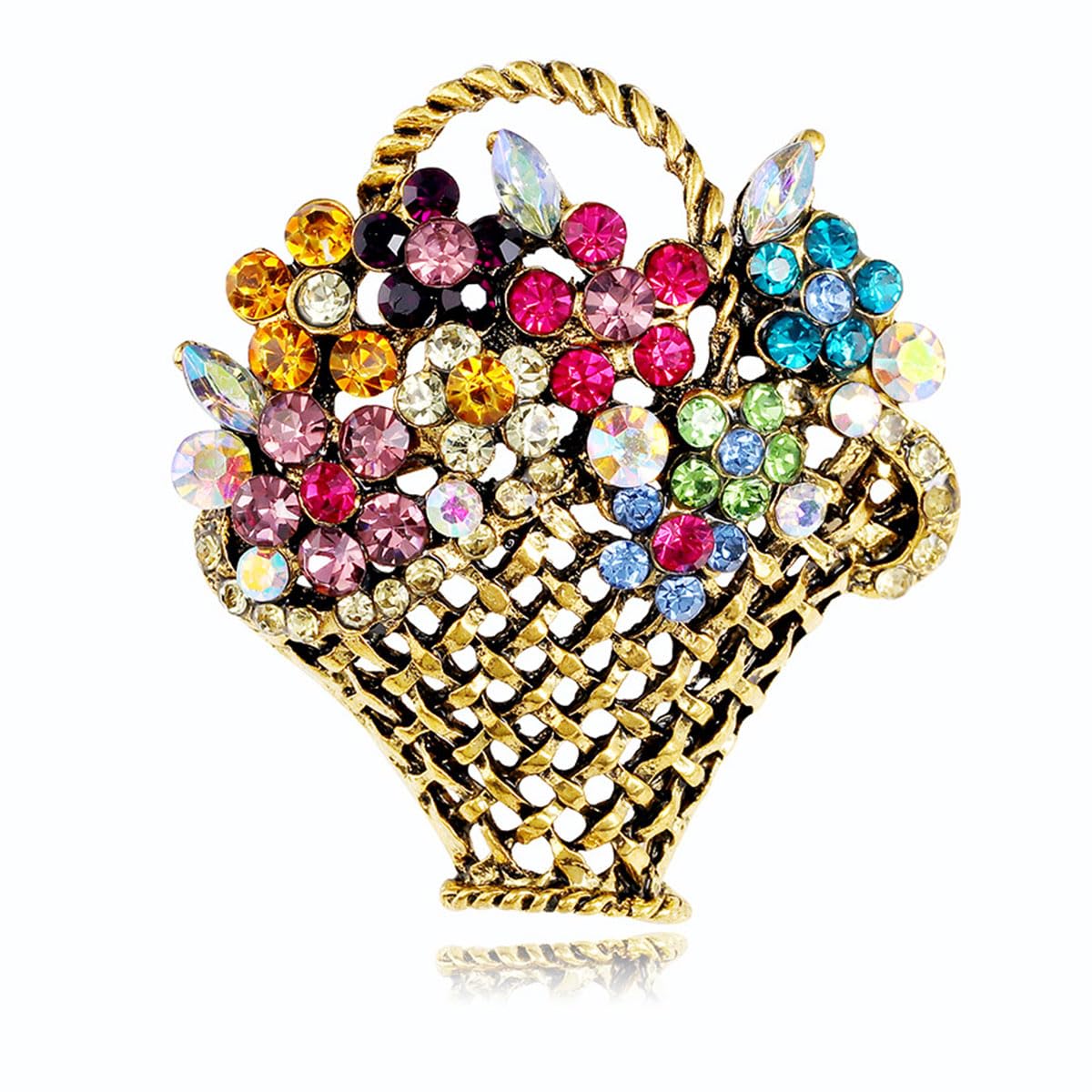 FAIRYGATE Anti Exposure Fixed Brooches Women Unisex Vintage Rhinestone Office Party Brooch Pins Lapel Pin Dress Suit Accessories Boutonniere — view 30