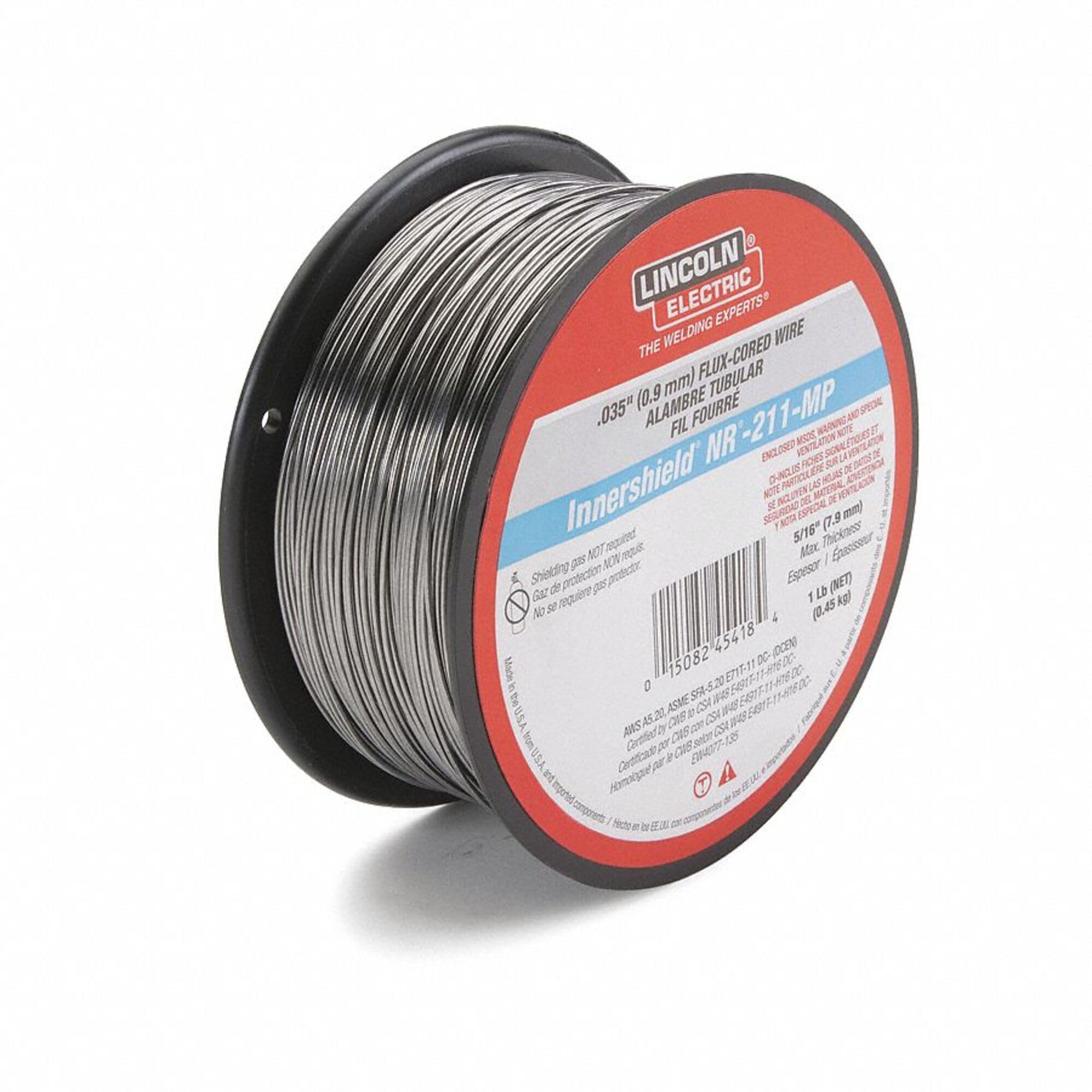 Lincoln NR-211-MP Flux Cored MIG Welding Wire 1 lb. Spool .035