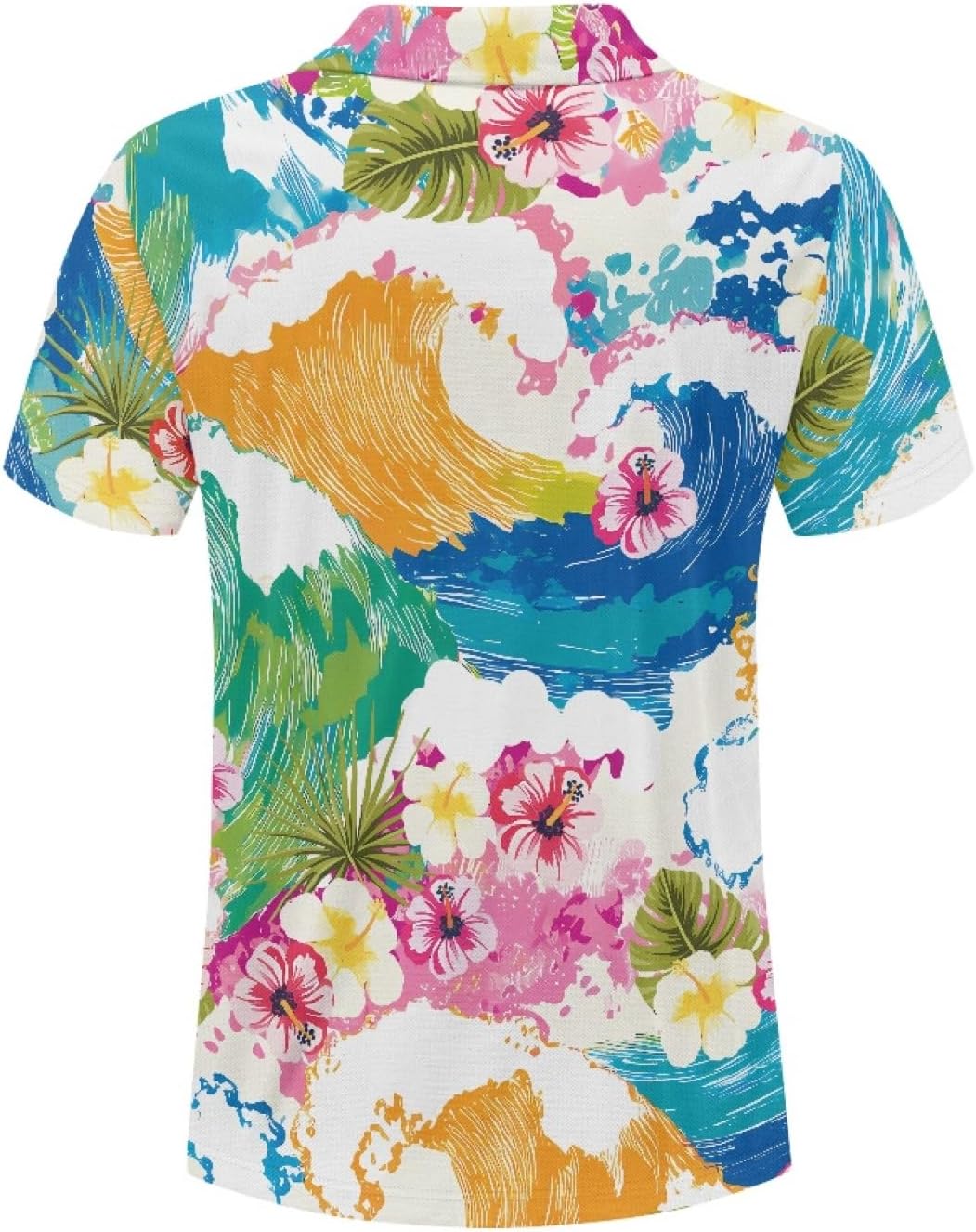 Amzbeauty Men's Polo Shirt Short Sleeve Business Casual Shirt