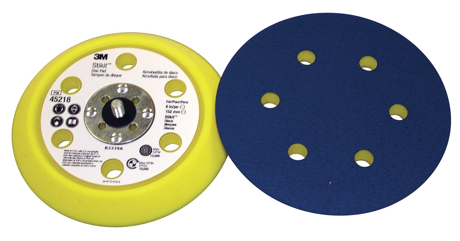 3M 051144452187 Stikit D/F Disc Pad 45218, 6' x 3/4', 5/16-24 External