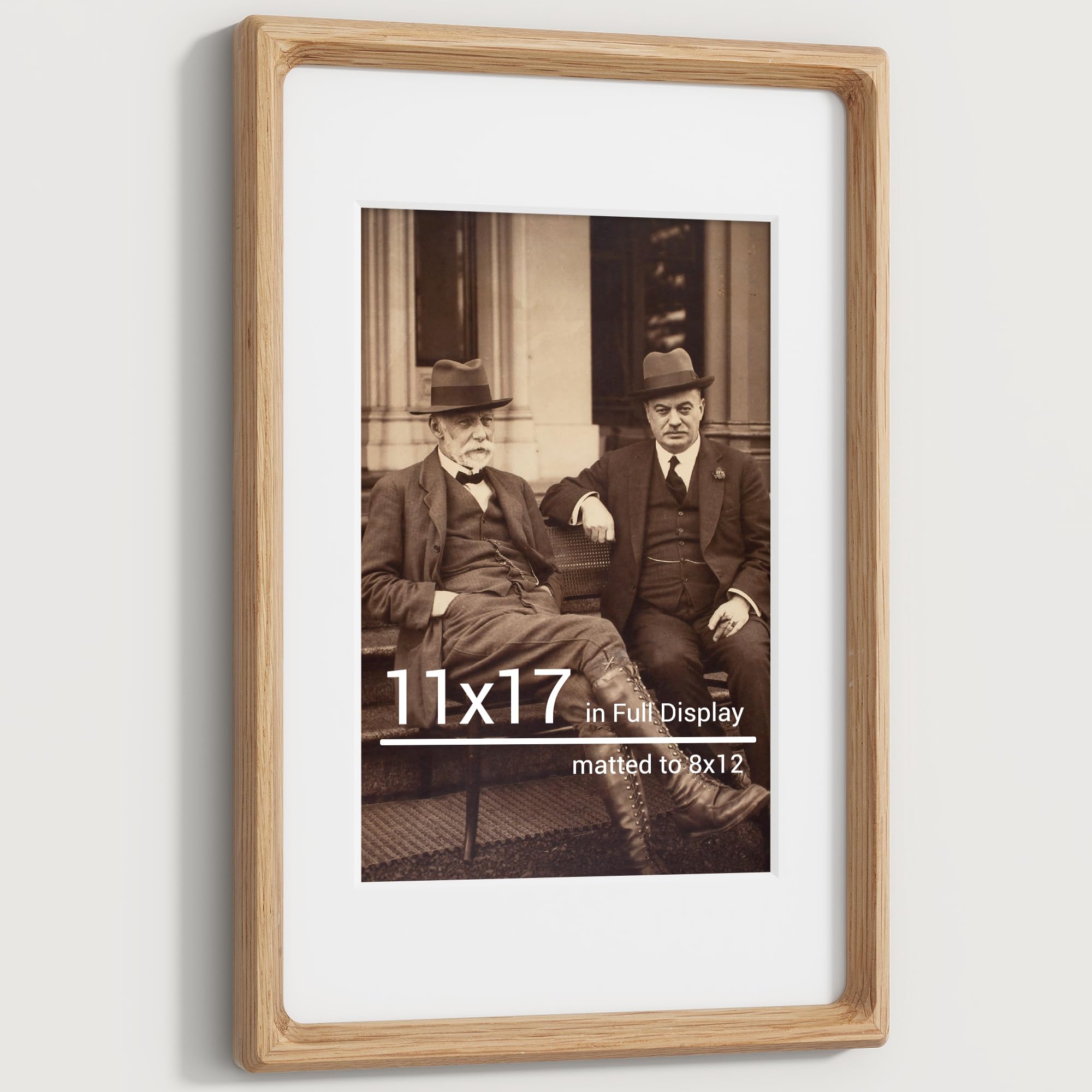 Heimlove 11x17 Picture Frame Natural Oak