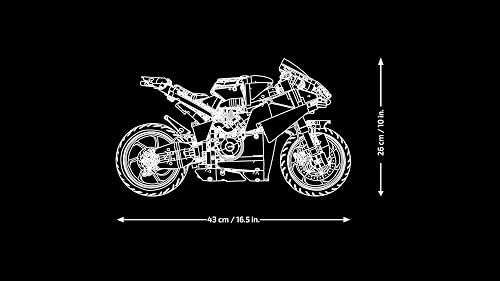 LEGO Technic La Moto Ducati Panigale V4 S - Moto à Construire pour Adulte, Homme et Femme - Blocs de Construction de véhicule - Idée de Cadeau pour Papa 42202 - 9