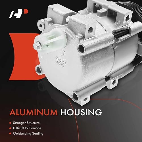 Miniatura 3 de A-Premium Compresor de aire acondicionado de CA con embrague compatible con Ford Ranger 2.3L 2001-2011 y Mazda B2300 2.3L 2001-2009, B4000 4.0L