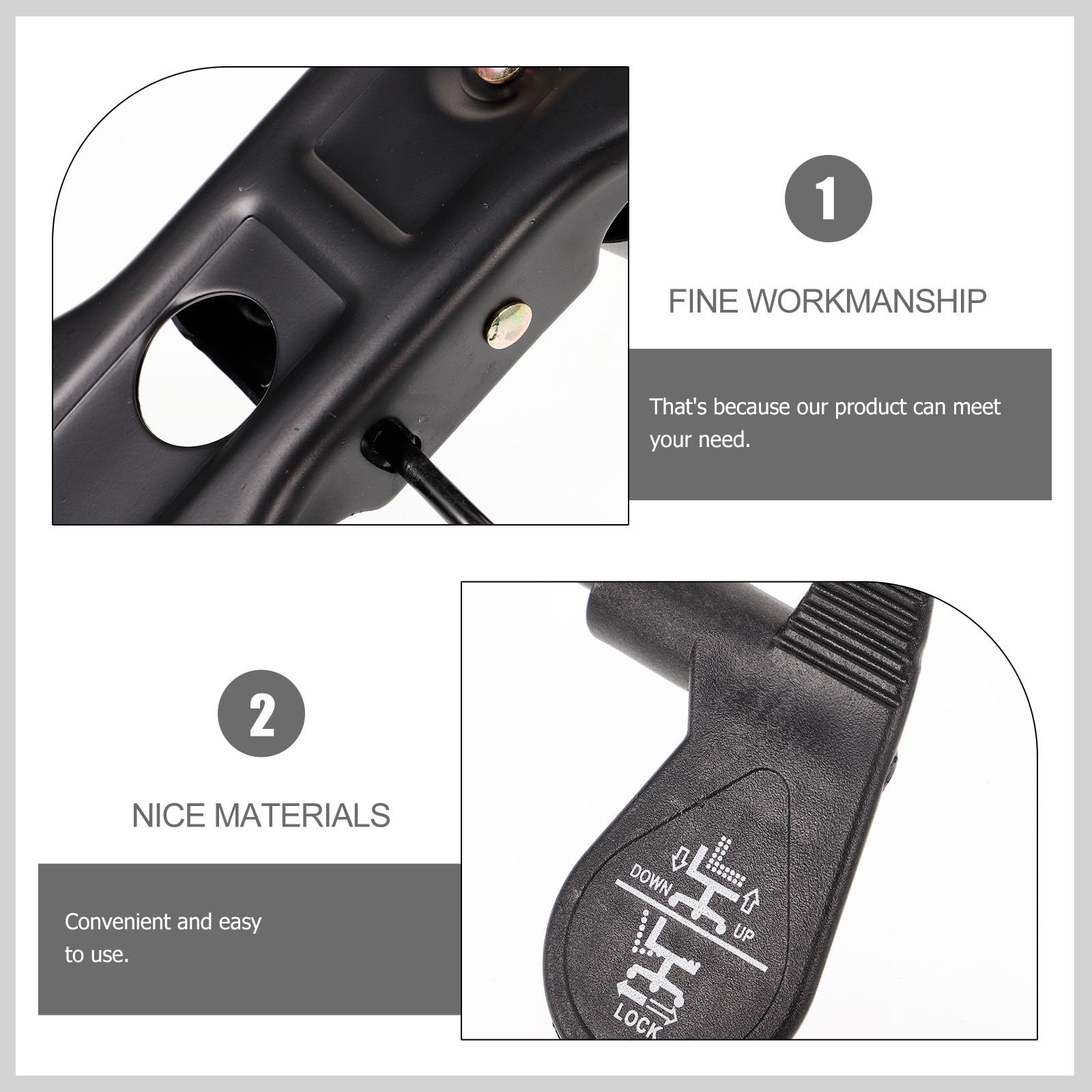 Genérico Placa Giratoria Metálica para Silla de Oficina Mecanismo de Control de Inclinación Base Giratoria Resistente Compatible Sillas de Escritorio Accesorio para Repuesto Ergonómico y