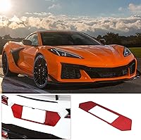 Vista 3 de Adhesivo de fibra de carbono 3D, marco de matrícula trasero compatible con Corvette C8 Stingray Z51 2020 2021 2022 2023, accesorios decorativos