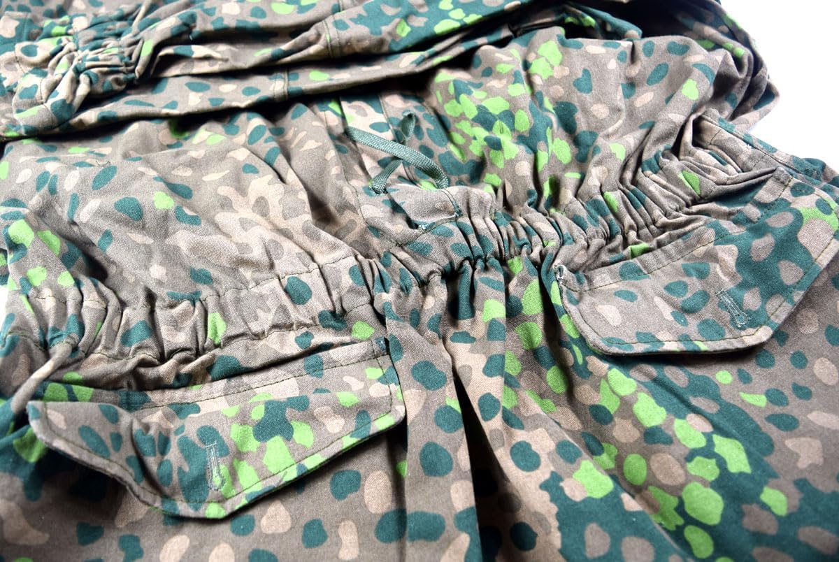 Camouflage WWII Reversible German Elite M42 DOT 44 Smock Reproduction