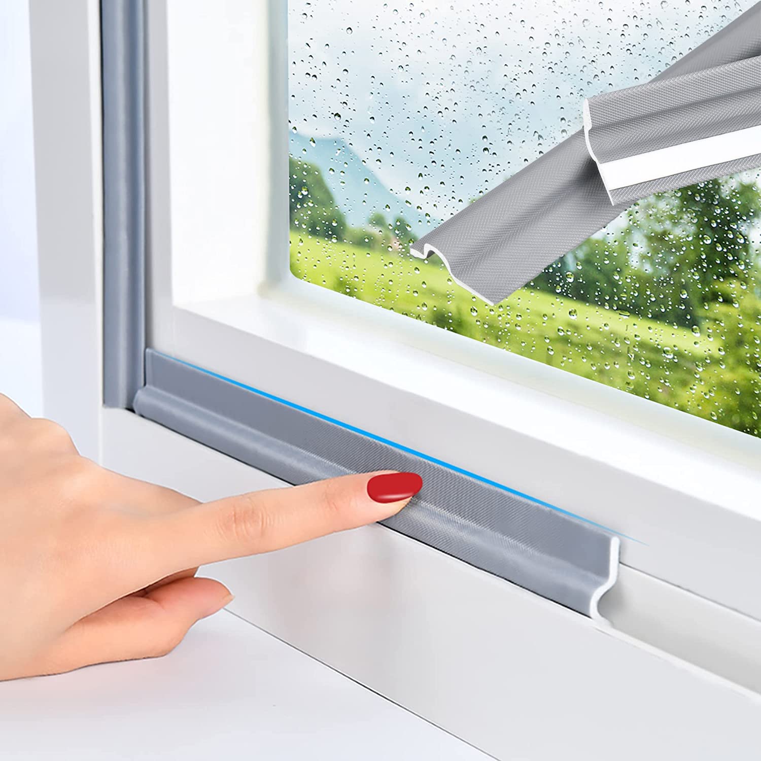 Gap Tape, Draft Prevention Tape, Soundproofing Tape, Simple to Apply to