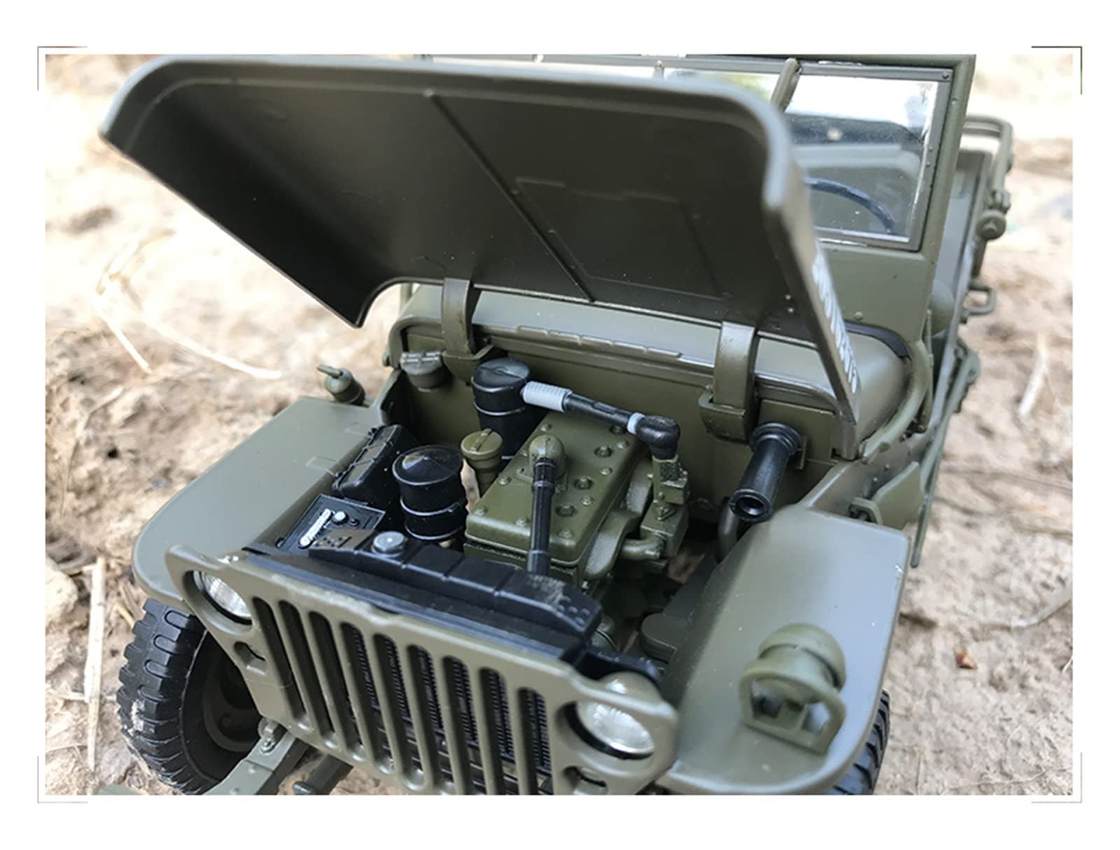 Amazon.co.jp: PHYUIDS 1:18 ウィリスジープコンバーチブルミリタリー