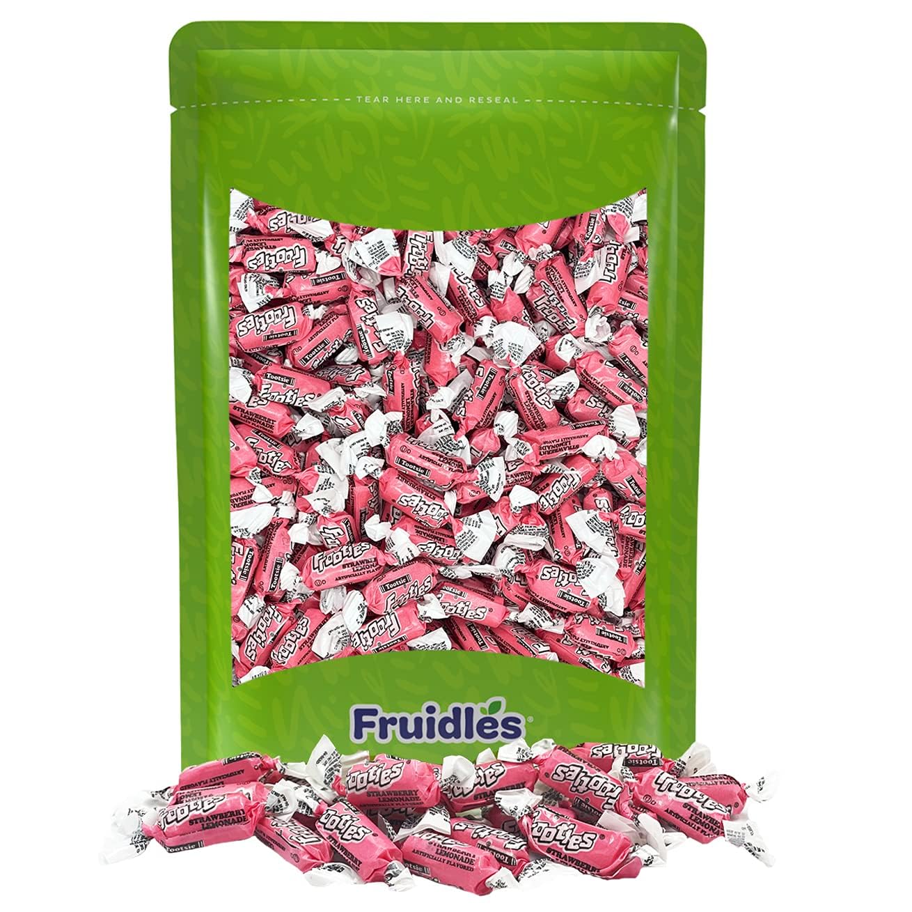 Fruidles Roll Original Strawberry Lemonade Twist Midgees, Peanut-Free, Gluten-Free, Kosher Certified, Individually Wrapped (5 Pounds (Bulk))