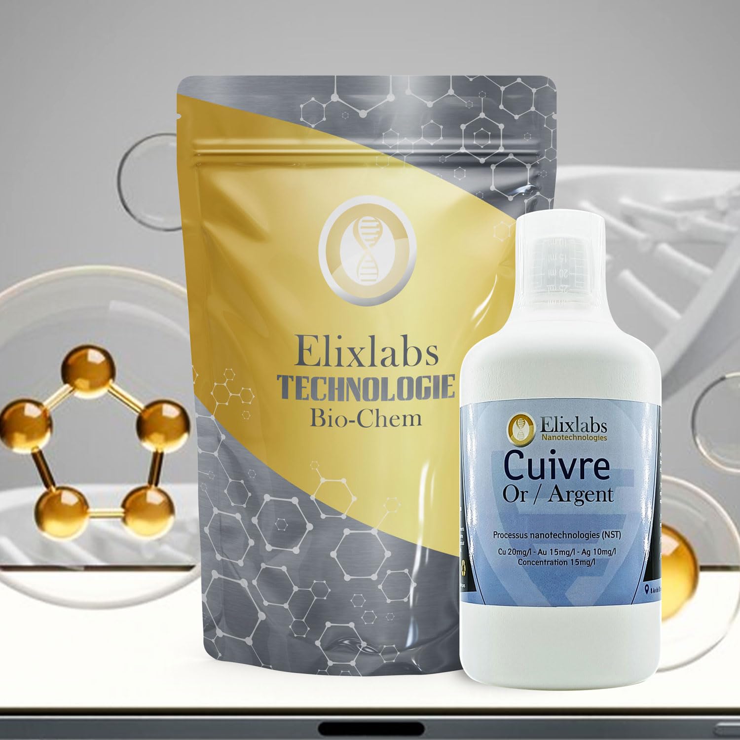 Cuivre or argent 1 litre