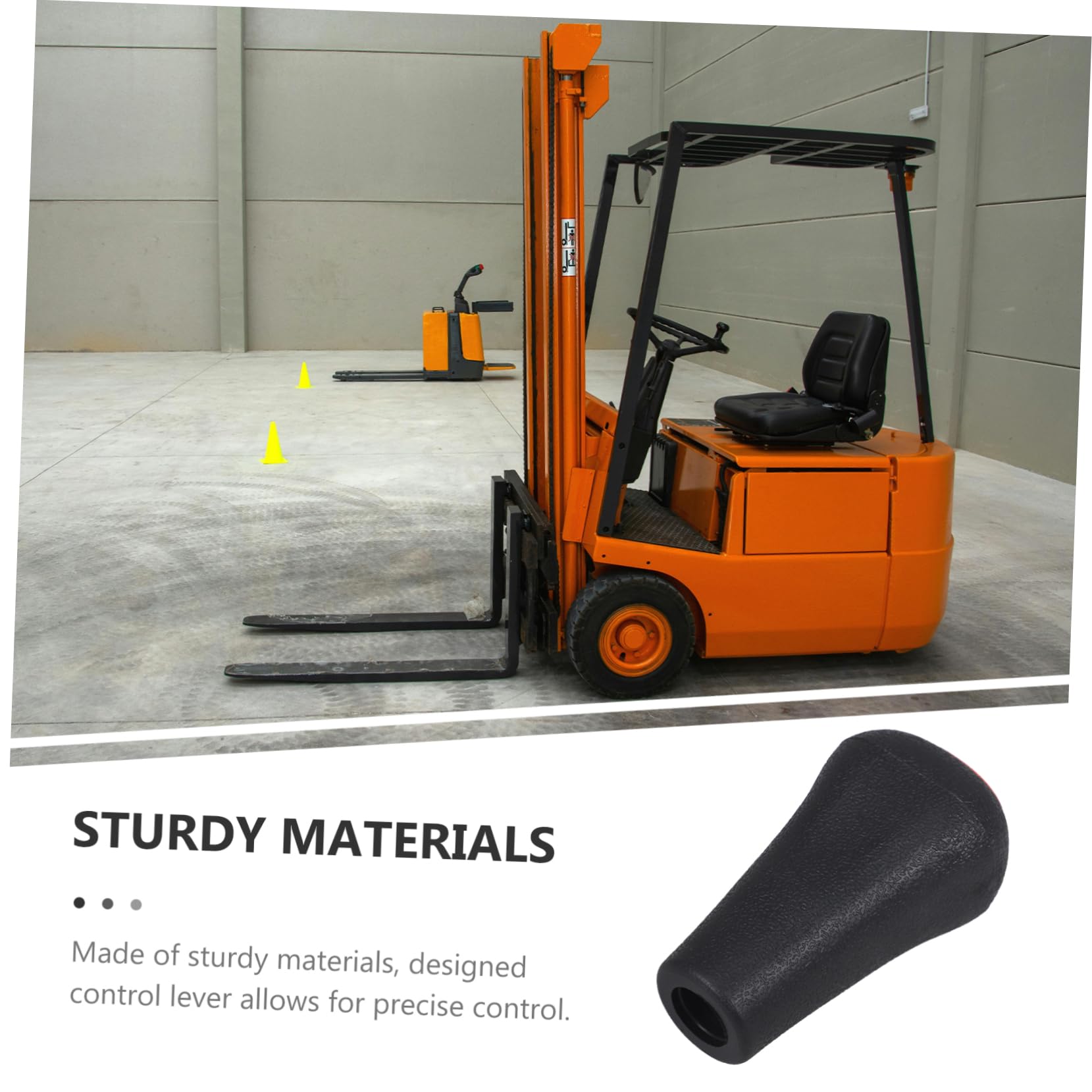 2 Pomelli Per Leva Del Carrello Elevatore In Plastica – Testa Sferica Ergonomica, Ricambio Universale Per Controllo Preciso