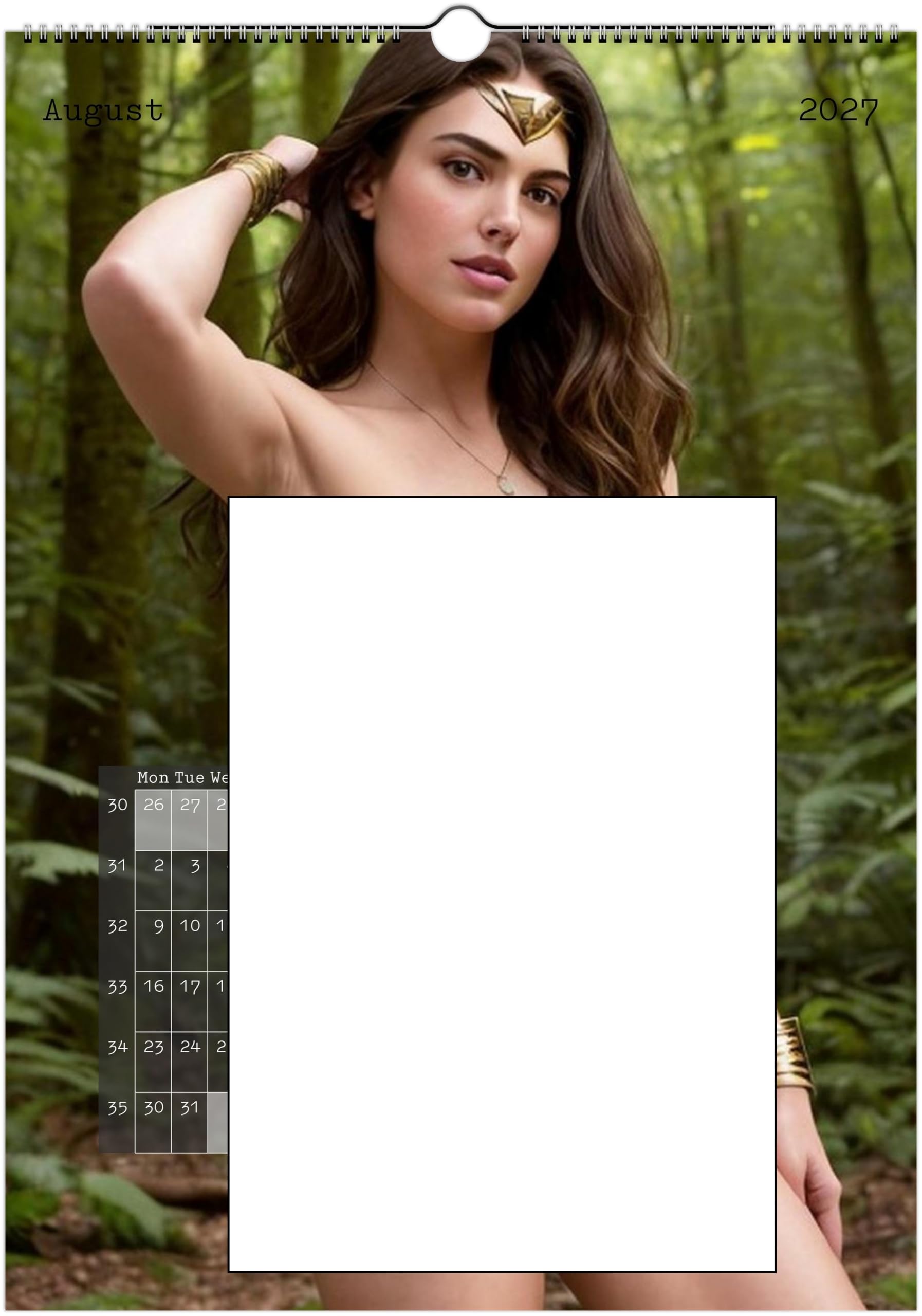Superheroines Unleashed Adult Wall Calendar