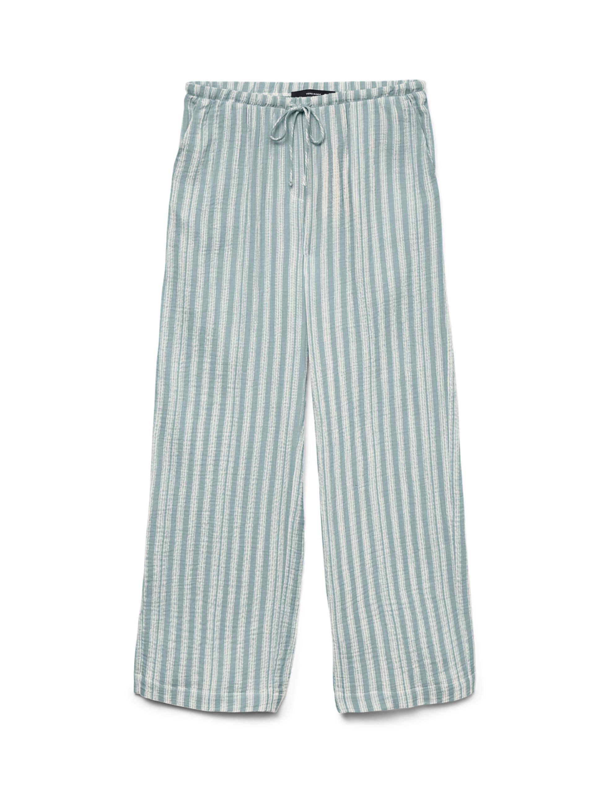 Vero Moda Vmnanna Nw Wide Pant WVN Ga Noos, Gray Mist, M