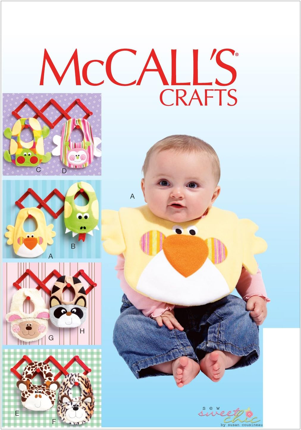McCall Patterns M6661OSZ M6661 Bibs Sewing Template