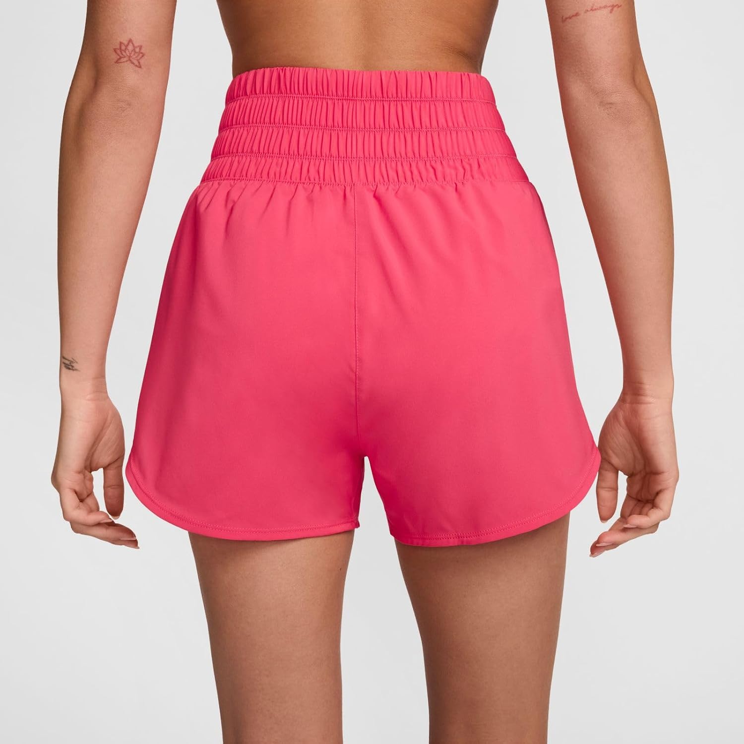 Nike One Women's Dri-FIT Ultra High-Waisted 3" Brief-Lined Shorts (Aster Pink, DX6642-629) Size X-Small