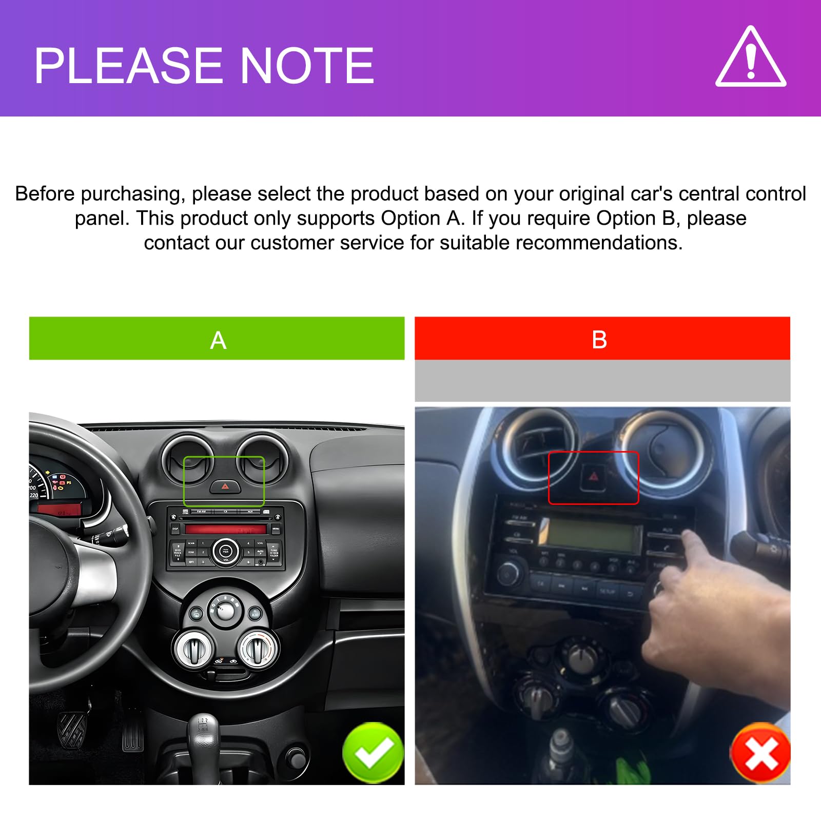 SIXWIN 4+64G Android 15 Autoradio per Nissan Micra 2010-2017 con Wireless CarPlay/Android/Mirror Link, 9" HD TouchScreen Schermo Navigatore con WiFi GPS Bluetooth FM RDS Radio +Telecamera