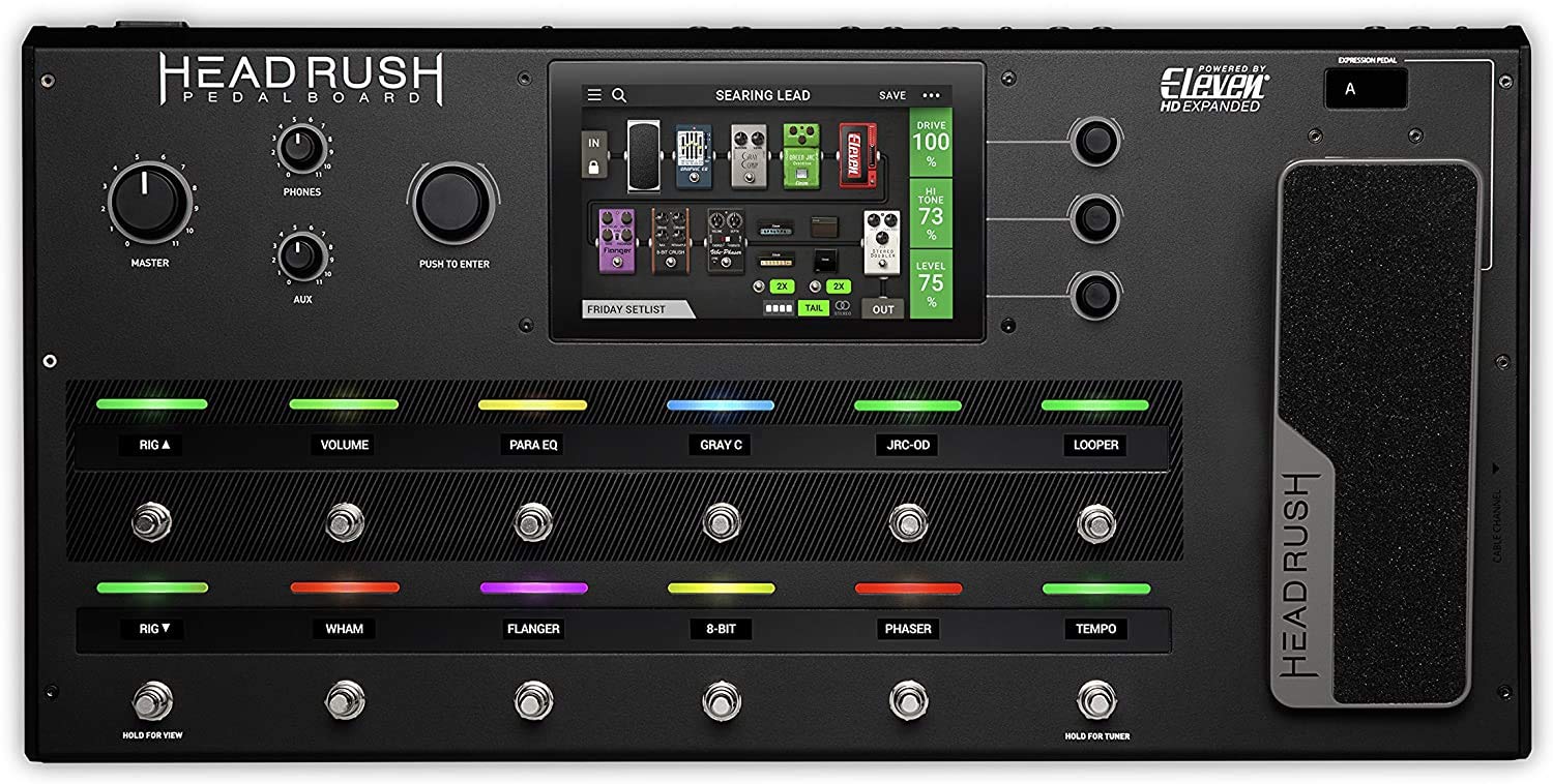 HeadRush Pedalboard Guitar Amp & FX Modelling Processor With Eleven
