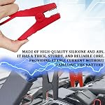 1PC EC5 Jump Starter Cable with Battery Clamps, 12V Car Portable Jumper Cables Alligator Clip to EC5 Connector with 10 AWG Silicone Wire, Smart Emergency Jump Starter Battery Booster Cables