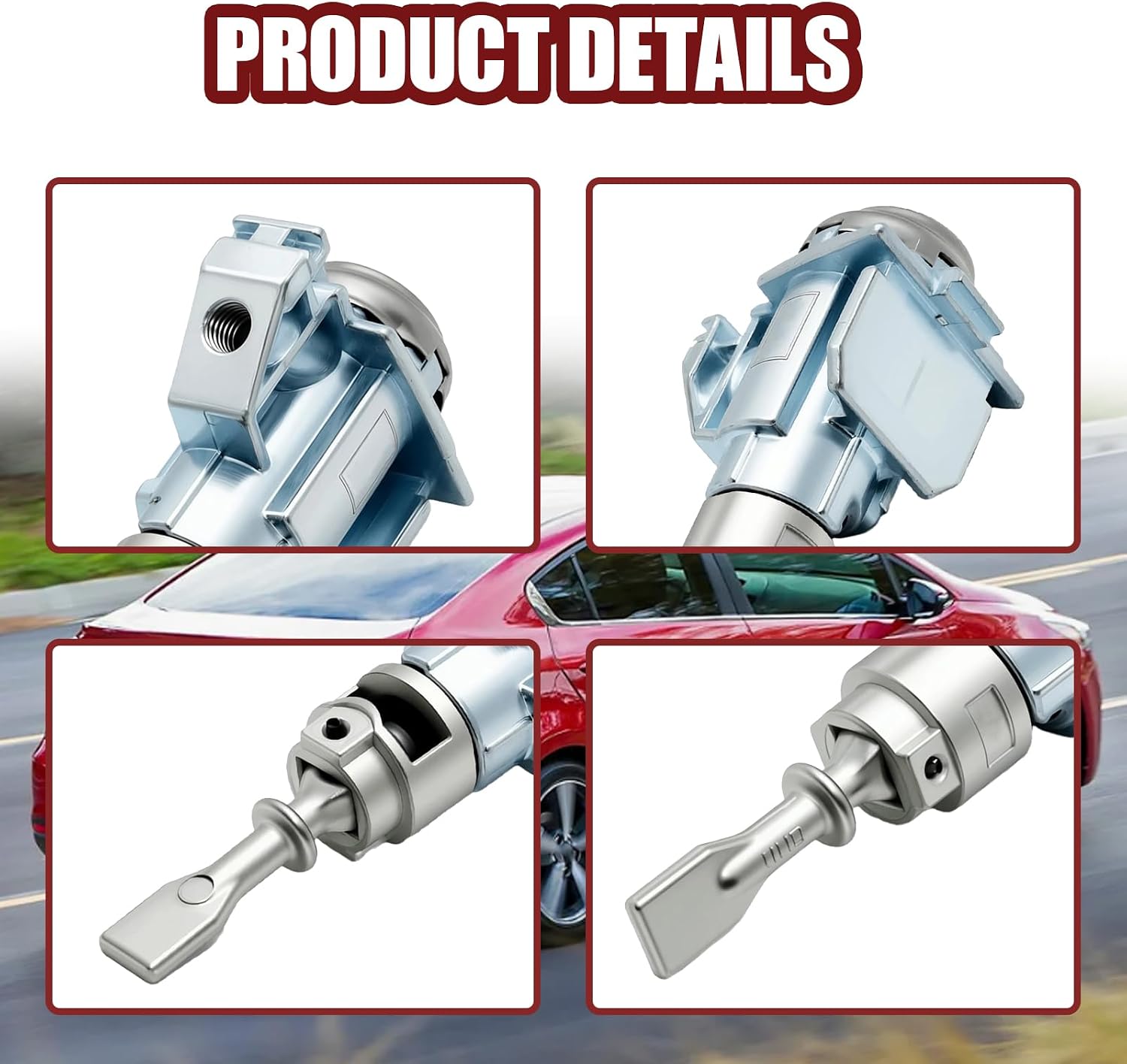 Left Side Door Lock Cylinder with 2 Keys Compatible with Forte 2014-2018, Forte Koup 2014-2016 Replace for 81970-A7A00