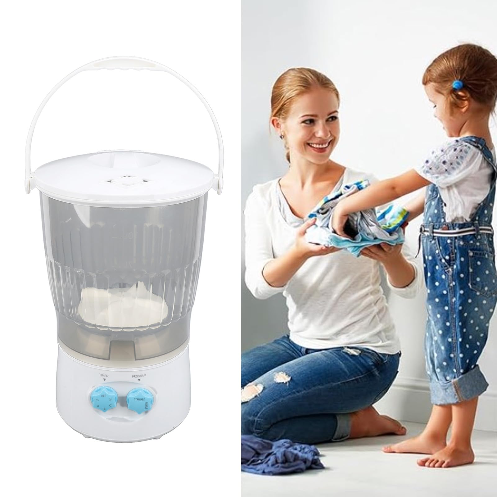 洗濯機 BUCKET WASHER Amazon.co.jp: シービージャパン 洗濯機 ホワイト 予洗い 事前洗い