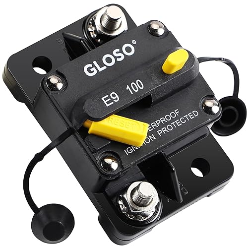 Miniatura 8 de GLOSO Disyuntor de circuito para automóvil, camión, RV, automotriz, barco marino, E99, impermeable, IP67, camión, Hi-Amp E99 (montaje en superficie,