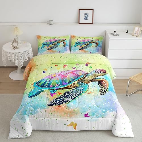 Miniatura 221 de Castle Fairy Juego de edredón de elefante de dibujos animados, tamaño individual, juego de edredón Kawaii de animales salvajes para niños y niños