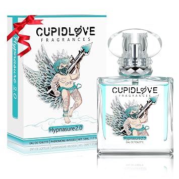 CUPIDLOVE Eau de Toilette Fresh Mens Pheromone Cologne - Citrus, Woody, Musky Fragrance - Notes of Bergamot - Everyday Wear Long Lasting Perfumes Valentines Day Gift for Men 1.7 Fl Oz