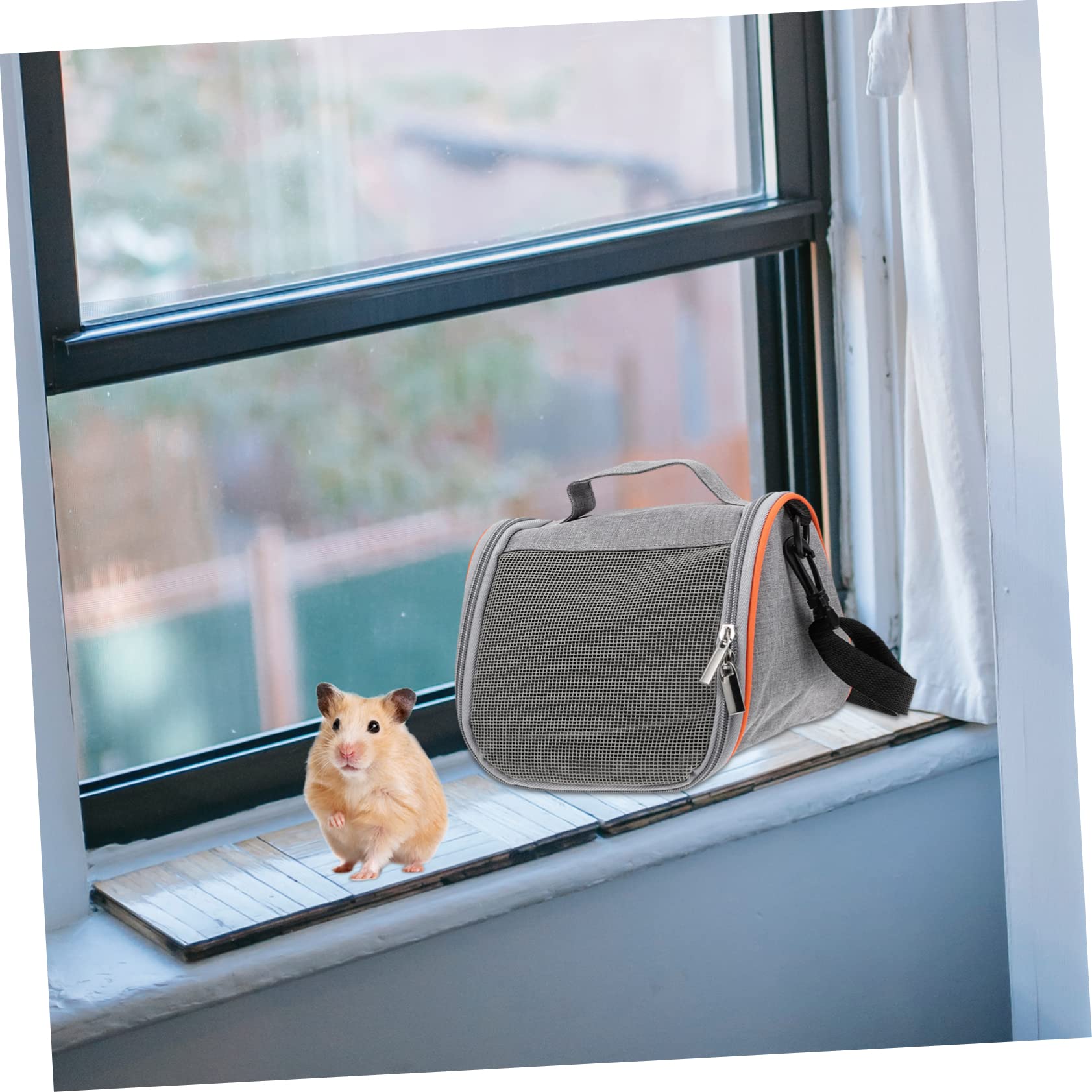 Borsa per Animali Domestici Traspirante Contenitore per Trasporto Cani e Gatti Borsa da Viaggio per Piccoli Animali come Criceti e Furetti
