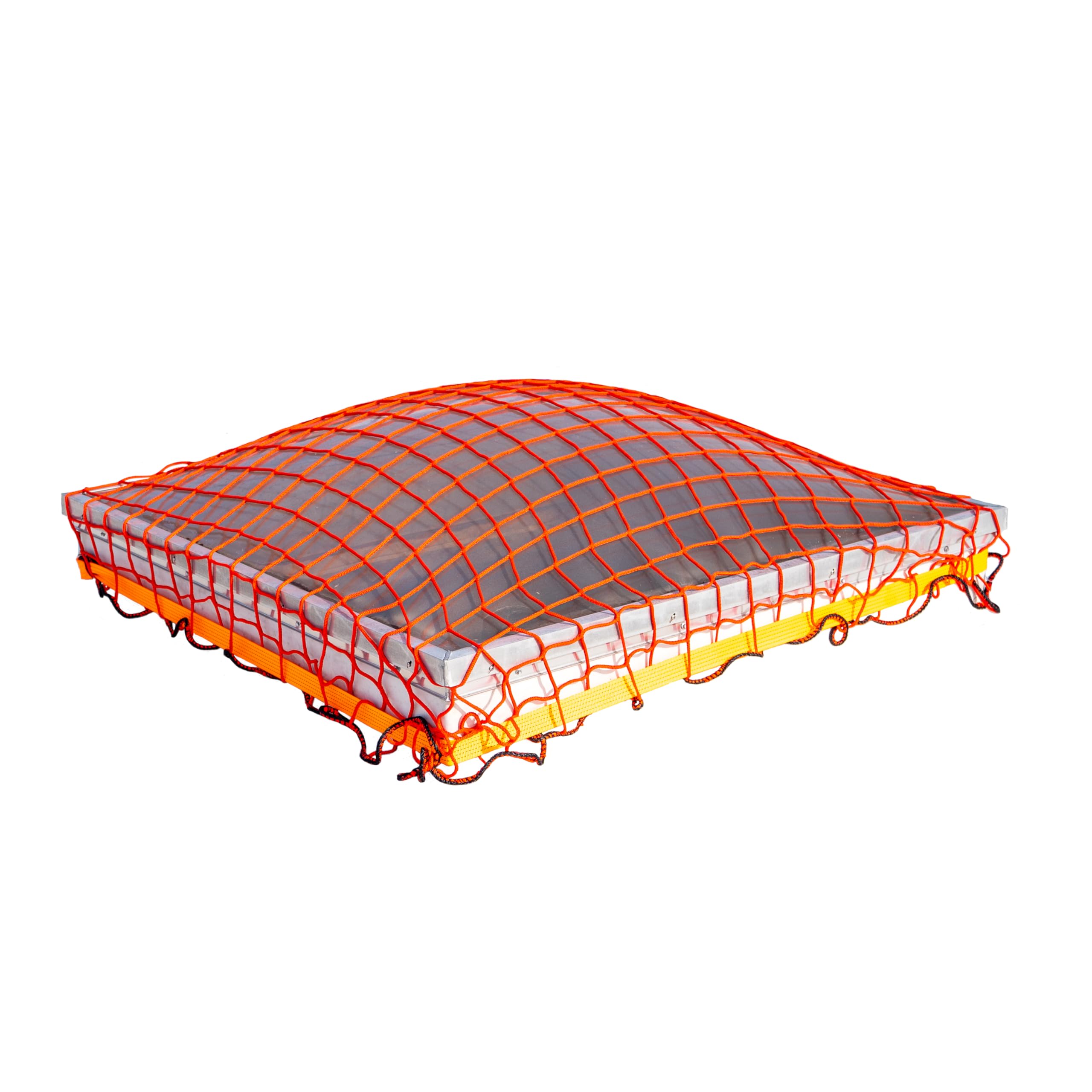 Tie Down 65400 Filet de sécurité pour toit Orange 2,1 m x 2,1 m