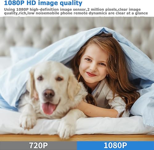 Miniatura 2 de Cámara inalámbrica espía para interiores, mini cámaras WiFi ocultas, cámara de seguridad para el hogar, cámara corporal, niñera, cámaras