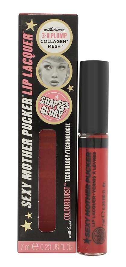 Soap & Glory Sexy Mother Pucker Lip Plumping Gloss 0.2oz (7ml) - Riot