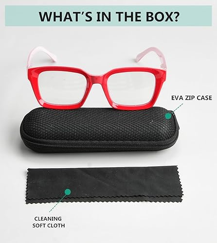 Miniatura 6 de Eyekepper Gafas de lectura fotocrómicas de transición para mujer rojo +1.75