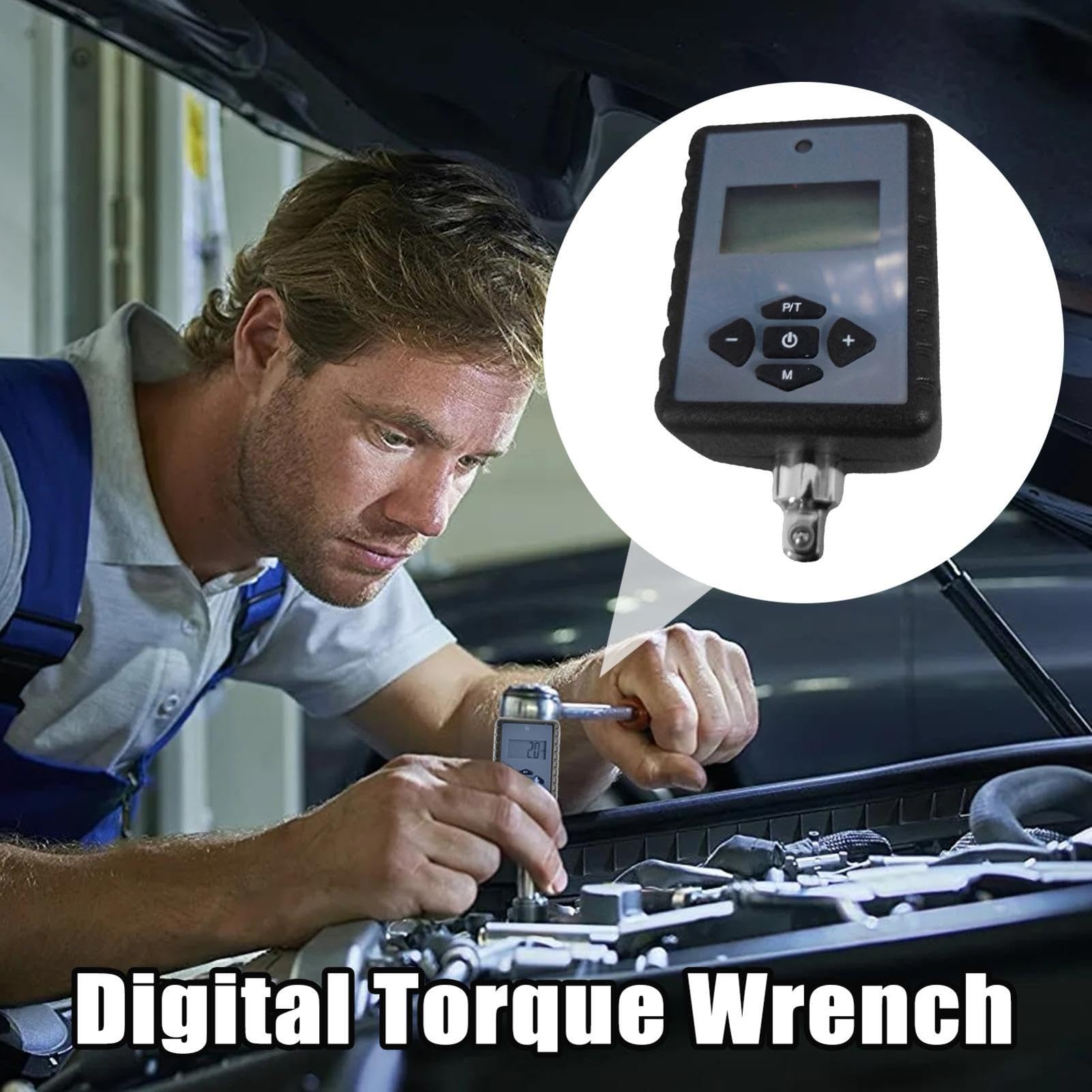 Convertidor Electrónico De Par Para Llave Pantalla Digital Ajustable Para