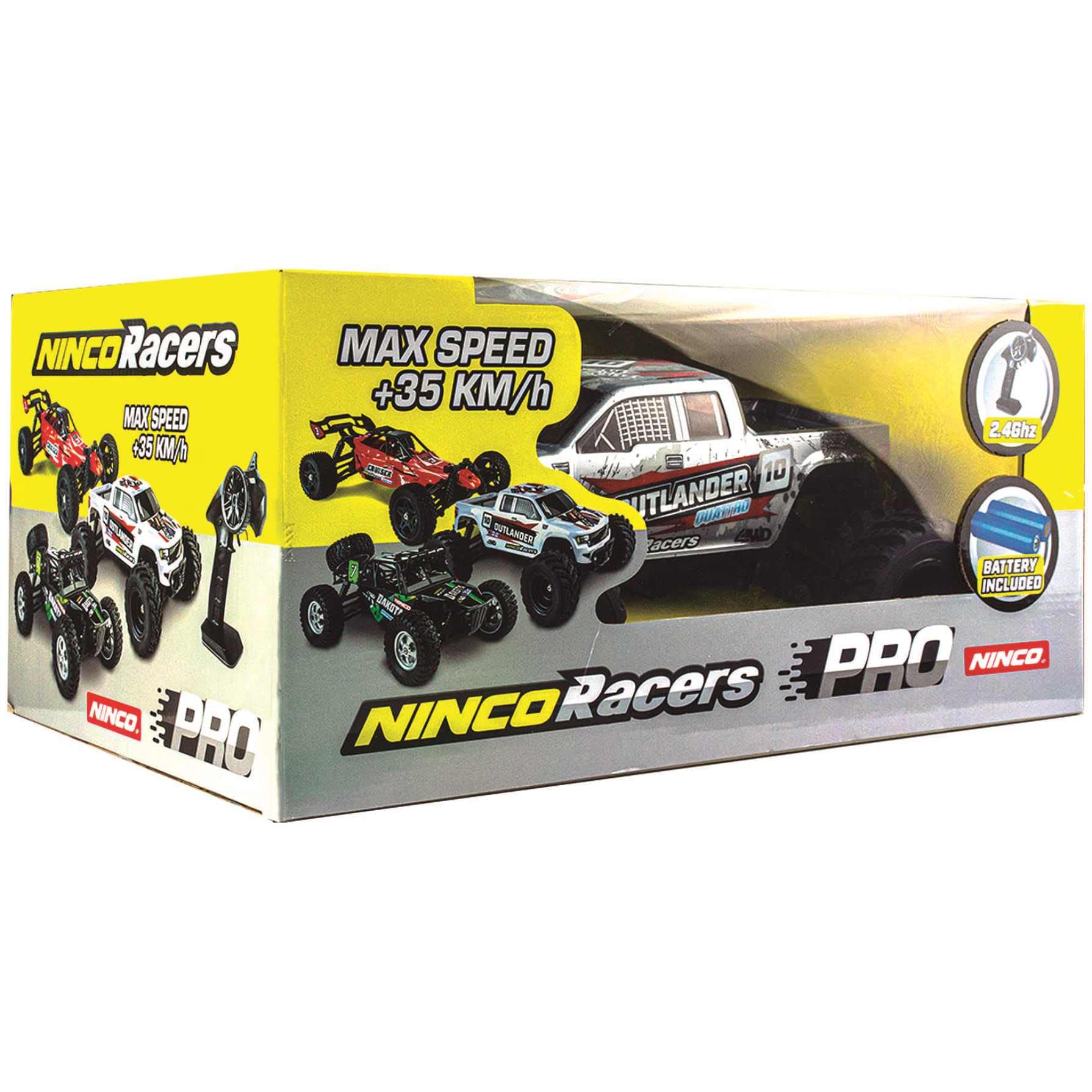 Ninco - NincoRacers Outlander. Monster truck Macchina Telecomandata Scala 1/12. Trazione Integrale. Misura: 34x26x15,5 cm. +14 anni. NH93141