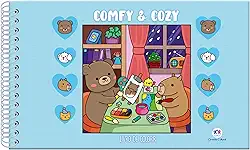 Comfy and Cozy Blue - Para Colorir