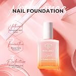 Modelones Consolider des ongles,Nude Neutral Rose Nail Natural Concealer Fondation Polonaise Air Dry Nail Croissance Polonais pour les ongles endommagés Imperfection Cadeaux de masque pour les femmes 15ml