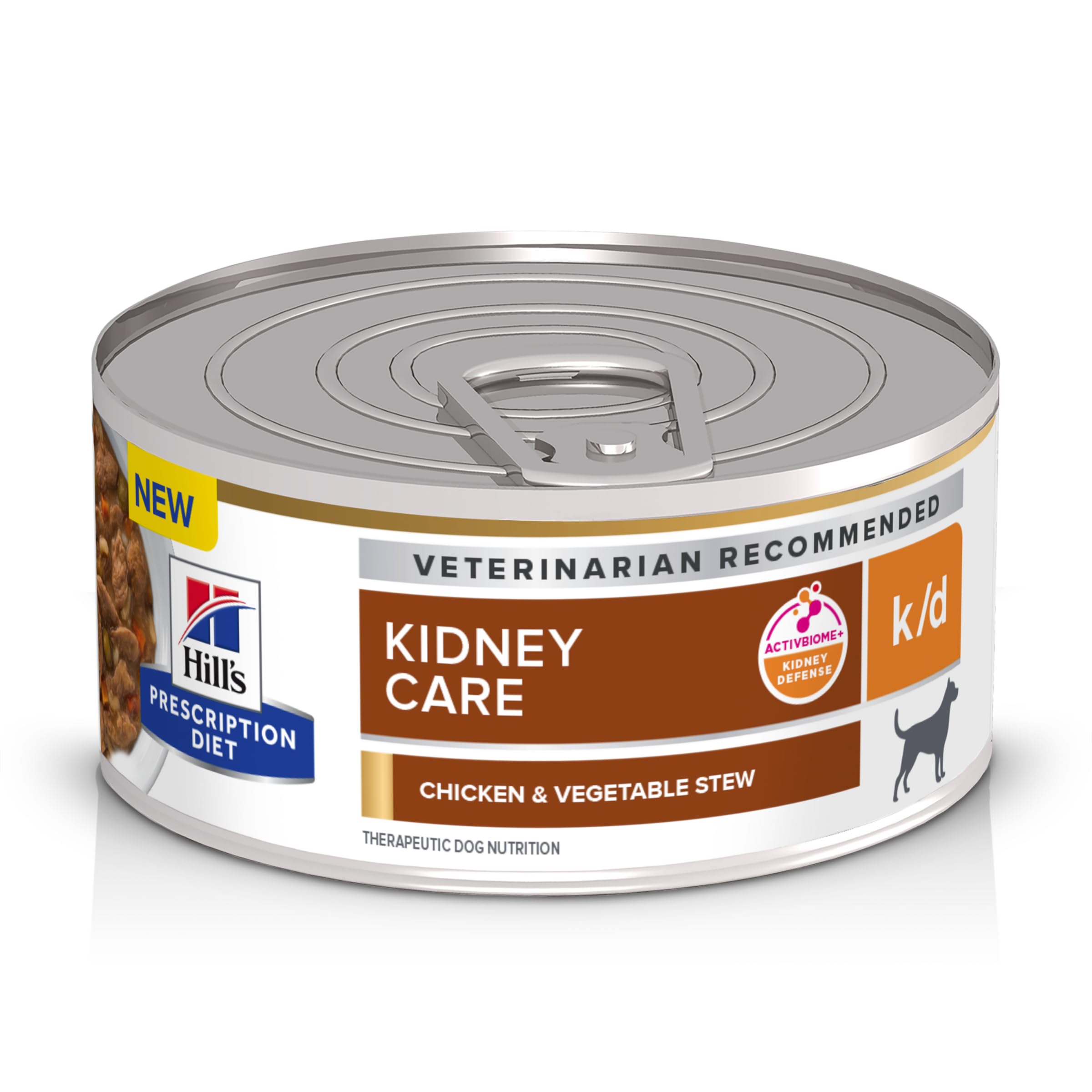 Amazon.com : Hill's Prescription Diet k/d Kidney Care Chicken & Vegetable  Stew Wet Dog Food, Veterinary Diet, 5.5 oz. Cans, 24-Pack : Pet Supplies