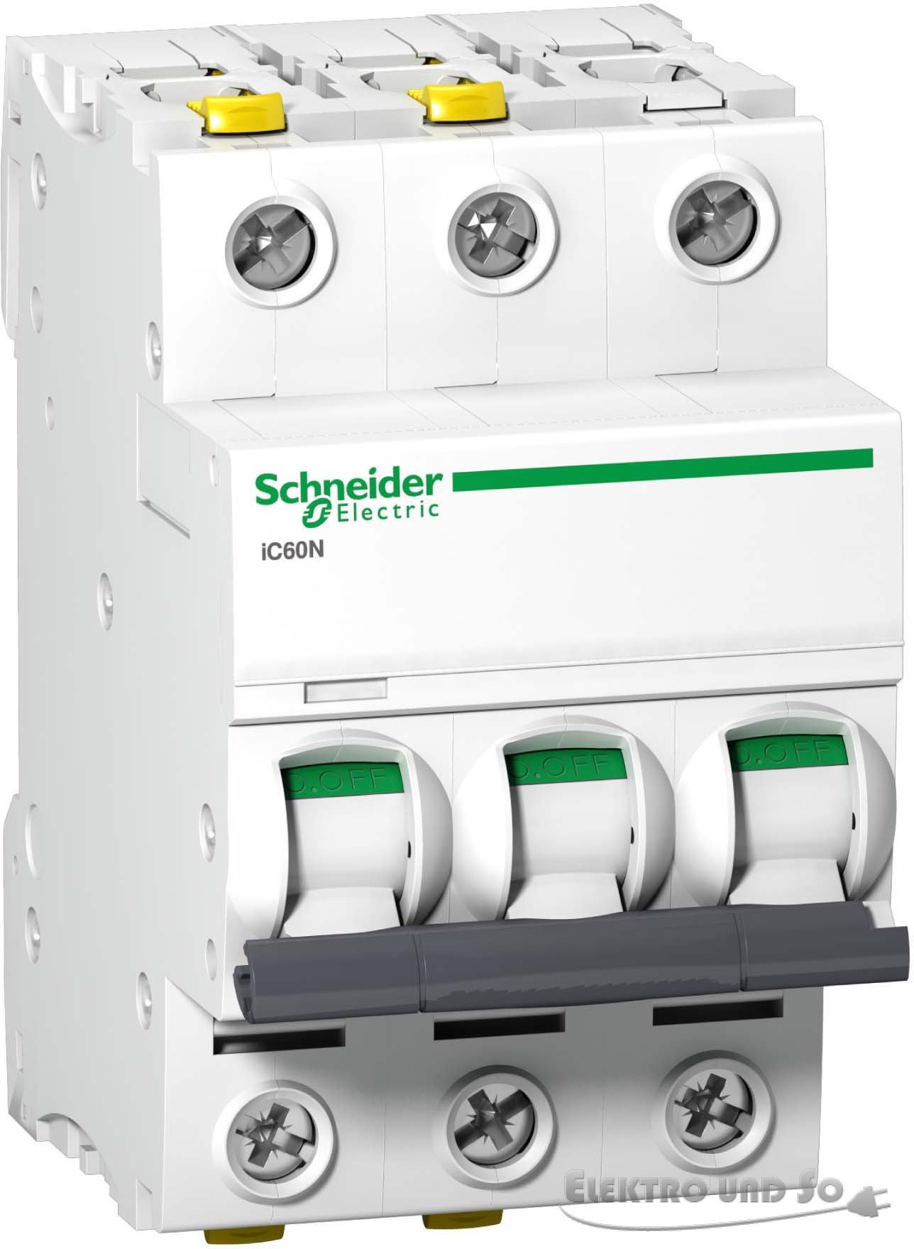 Schneider Electric Wyłącznik Nadprądowy Acti9 iC60N-B16-3 B 16A 3-Biegunowy
