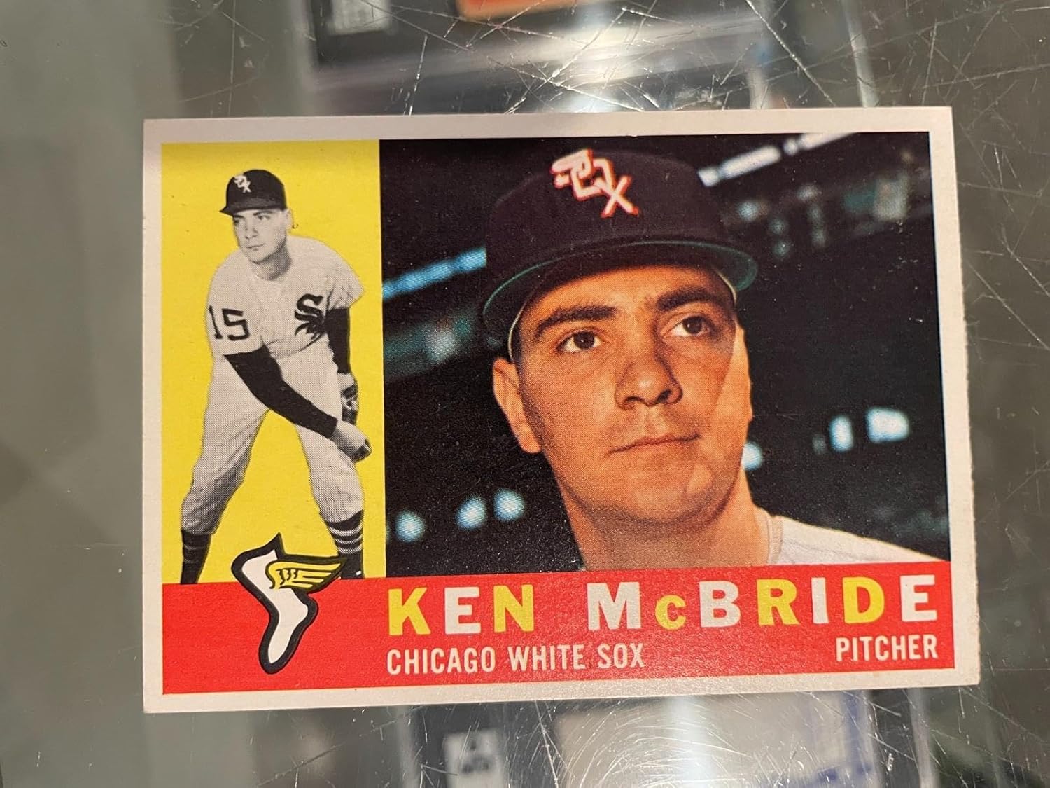 1960 Topps #276 Ken Mcbride Chicago Sox Baseball Card Nm - Slabbed Baseball Cards