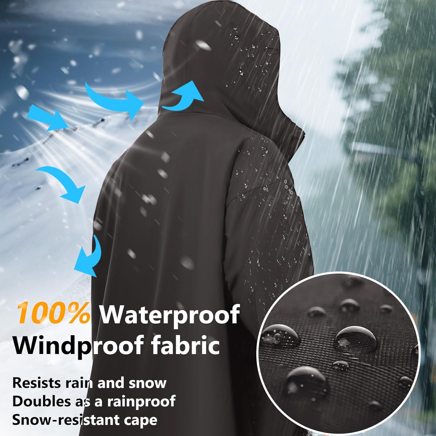 Swim Parka Women Men Windproof Sherpa-Lined Unisex Parka Quick-dry Coat Robe for Youth,Oversize Swimming Warm Jacket
