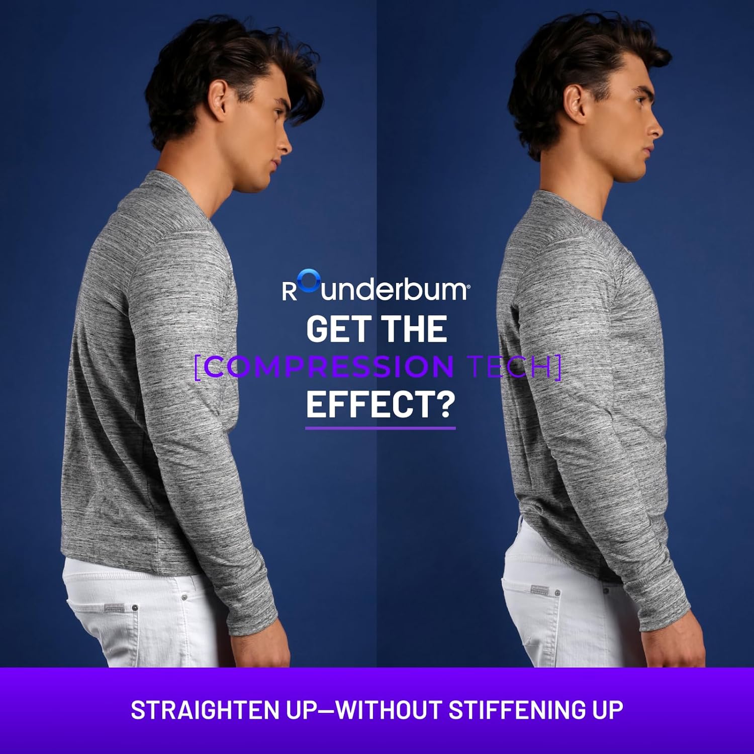 Rounderbum Seamless Compression Tank Top - 5 Colors - Men’s Shaper, Slims Waist, Improves Muscle Definition & Posture - Image 6