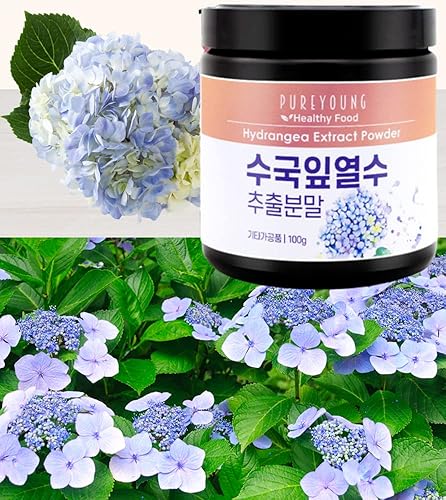 Miniatura 5 de Polvo de extracto de hoja de hortensia natural orgánico puro, 5.29 onzas (5.29 oz)