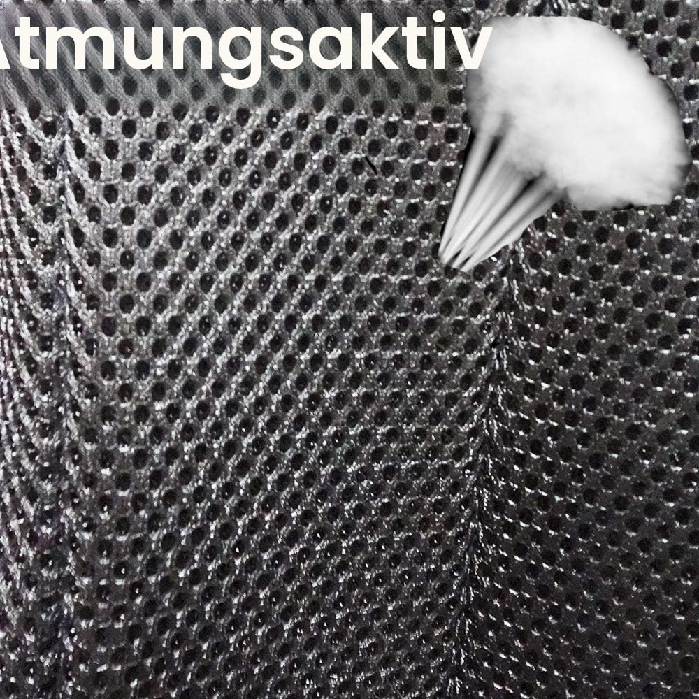 Jolik Upgrade Kinder Motorrad Sicherheitsgeschirr verstellbar mit zwei Griffen, atmungsaktives reflektierendes Material Schwarz