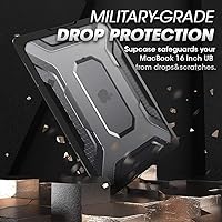 Vista 2 de SUPCASE [Serie Unicorn Beetle] Funda diseñada para MacBook Pro de 16 pulgadas A2141 (versión 2019), funda delgada de poliuretano termoplástico