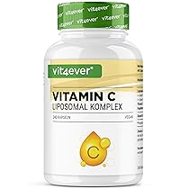 Vitamina C liposomiale – 240 capsule vegane – Premium: altamente dosata con 1000 mg di vitamina C pura al giorno – Biodisponibilità particolarmente elevata