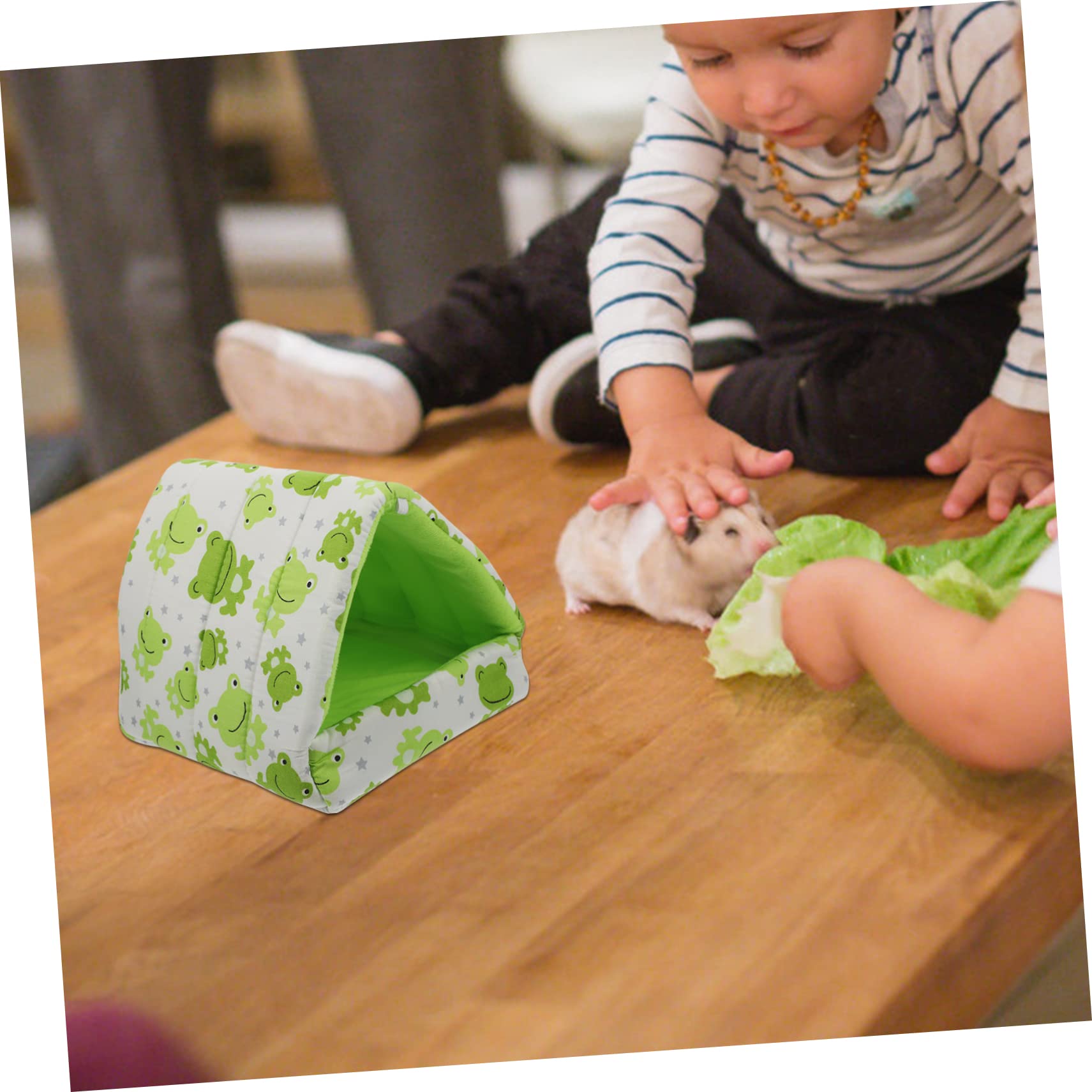 BESPORTBLE 5stücke Kuschelnest Für Kleine Haustiere Winterbett Für Hamster Und Meerschweinchen Atmungsaktiv Und Warm Geeignet Für Jahreszeiten Für Nager Und Kleintier-Spielzeug