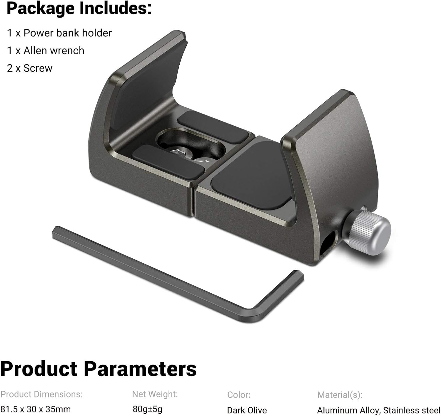 SmallRig Universal Smartphone Video Rig for iPhone for Samsung+Universal Power Bank Holder