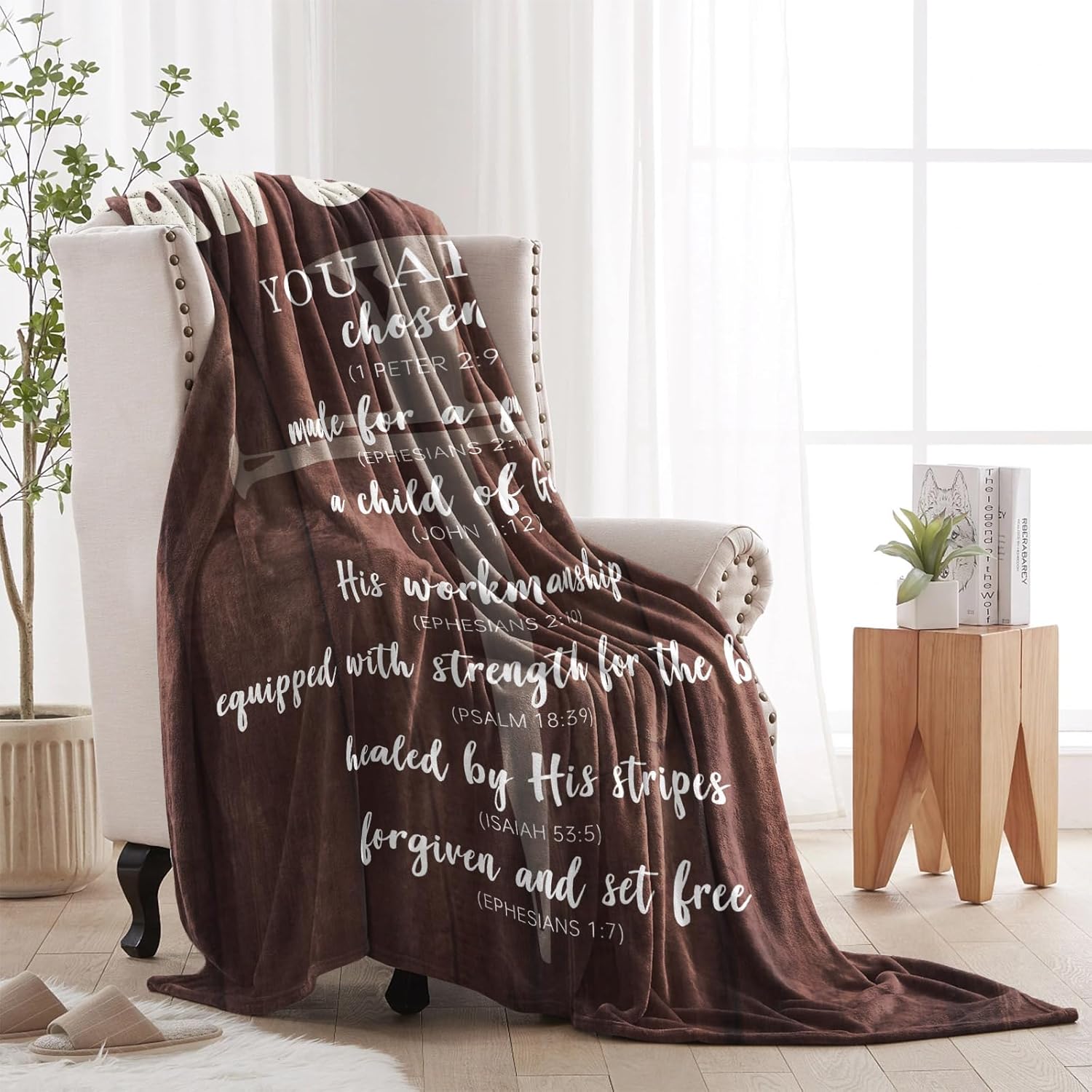 Christian Gifts for Men, Religious Gifts for Men Faith, Birthday Spiritual Inspirational Present for Christian Man, Bible Biblical Present for Man Blanket 50"X60" - Image 7